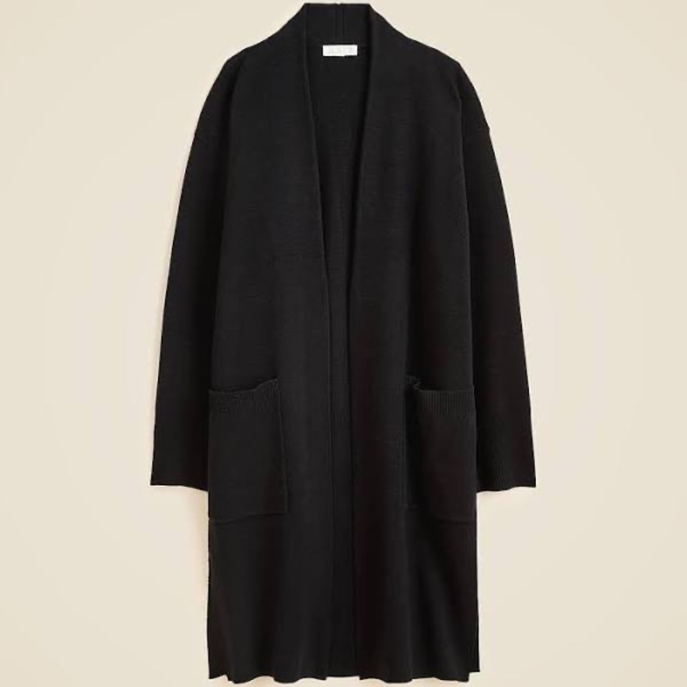 J. Crew Black Sweater Blazer